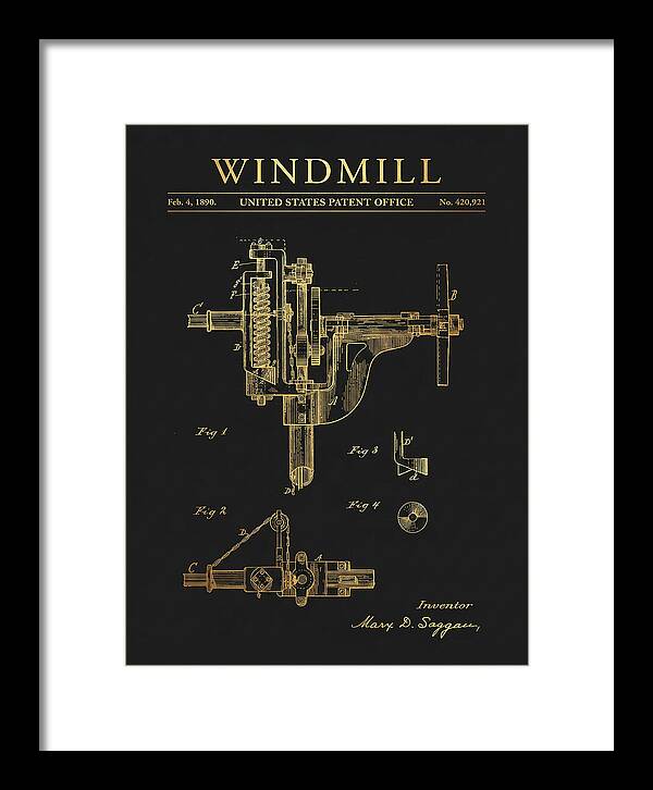Windmill Gold Patent Us420921a