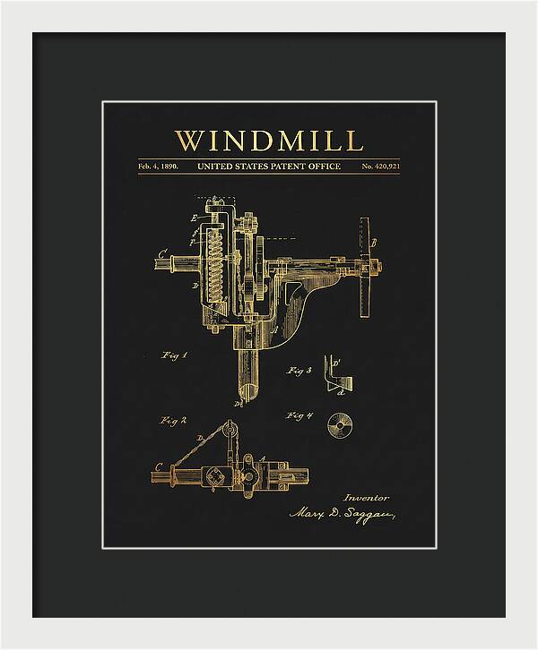 Windmill Gold Patent Us420921a
