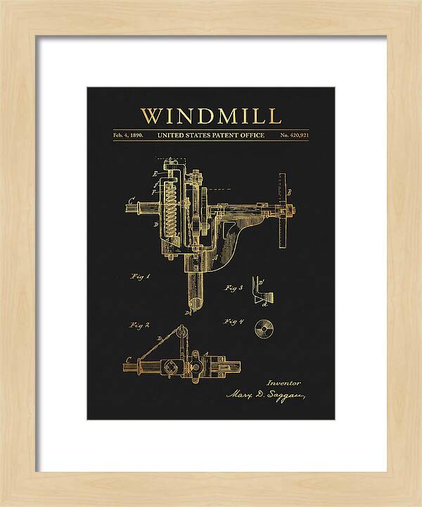 Windmill Gold Patent Us420921a