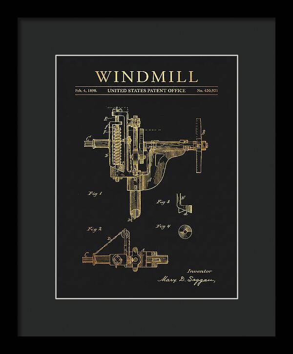 Windmill Gold Patent Us420921a