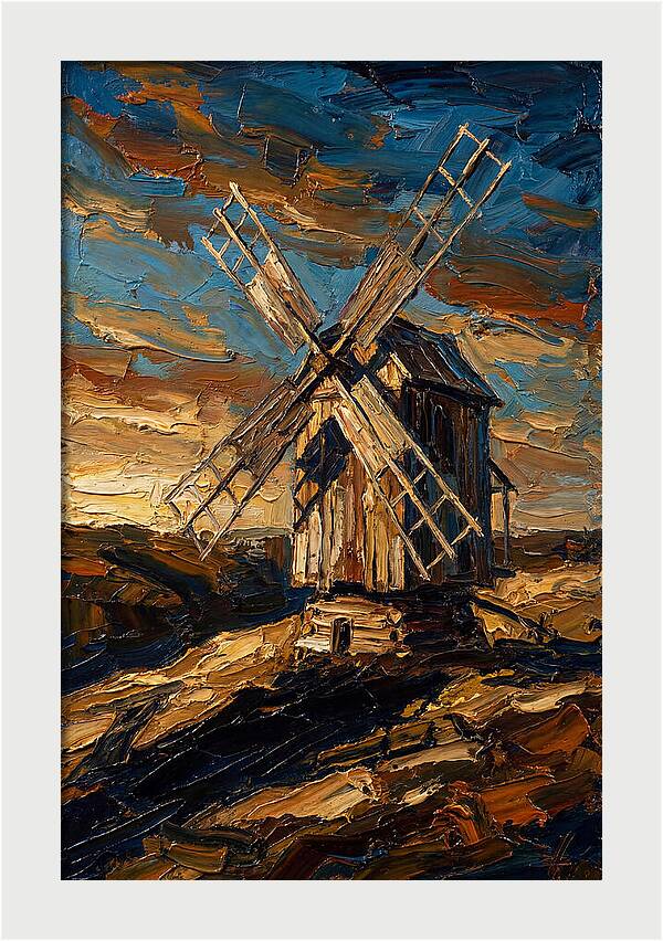 Windmill Turning Slowly