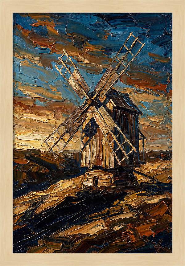 Windmill Turning Slowly