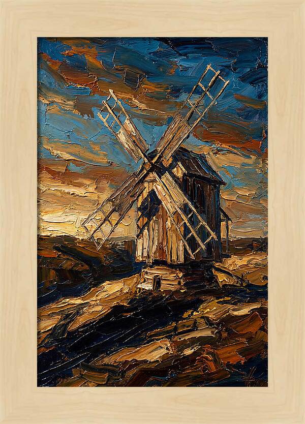 Windmill Turning Slowly