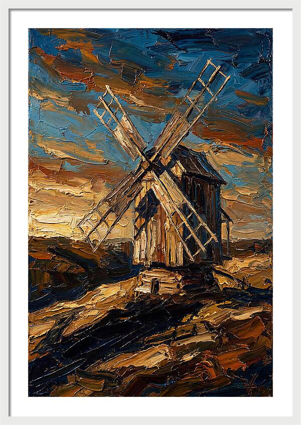 Windmill Turning Slowly