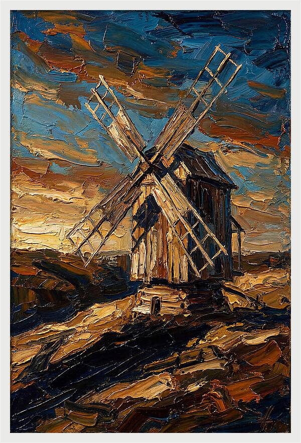 Windmill Turning Slowly