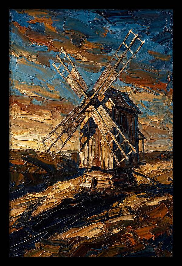 Windmill Turning Slowly