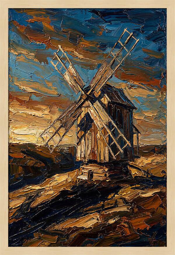Windmill Turning Slowly