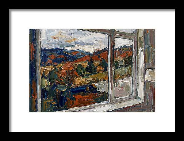 Window View In Autumn