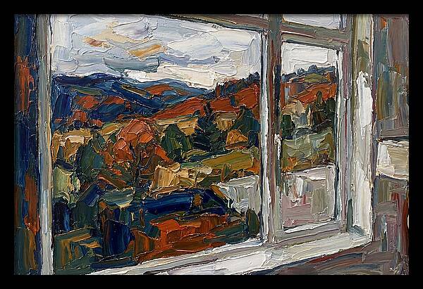 Window View In Autumn