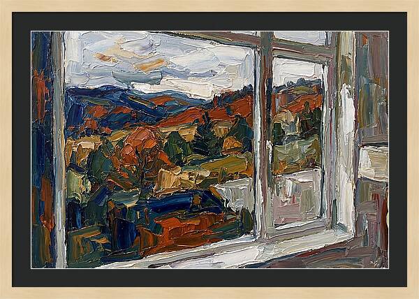 Window View In Autumn