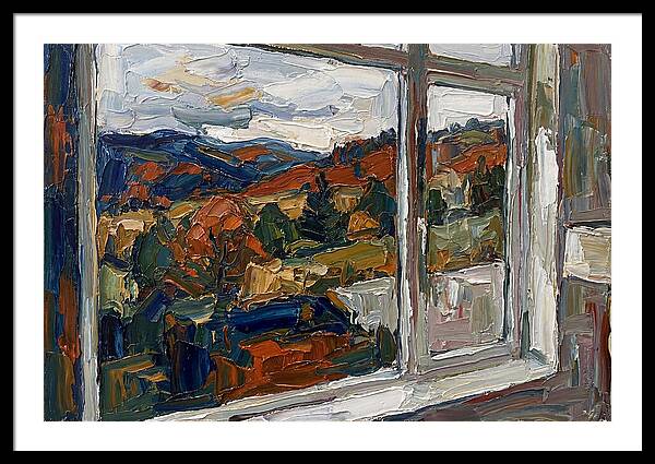 Window View In Autumn