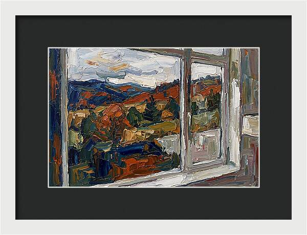 Window View In Autumn