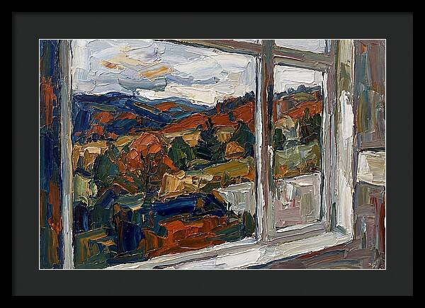 Window View In Autumn