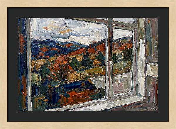 Window View In Autumn