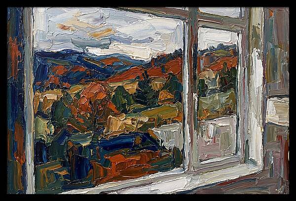 Window View In Autumn