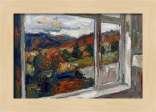 Window View In Autumn