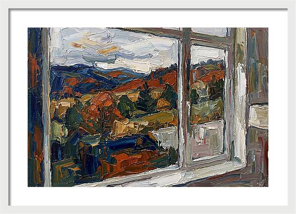 Window View In Autumn