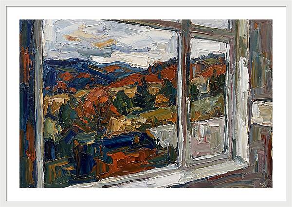 Window View In Autumn