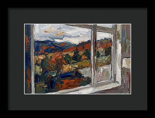 Window View In Autumn