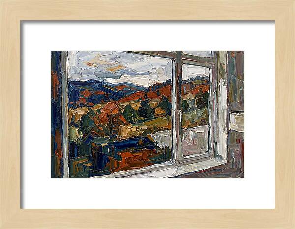 Window View In Autumn