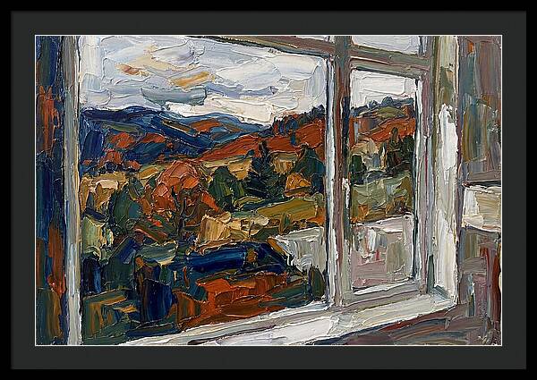 Window View In Autumn