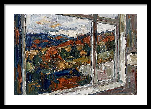 Window View In Autumn