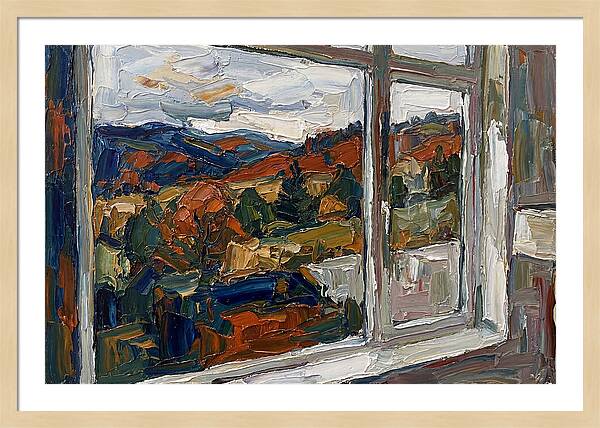 Window View In Autumn