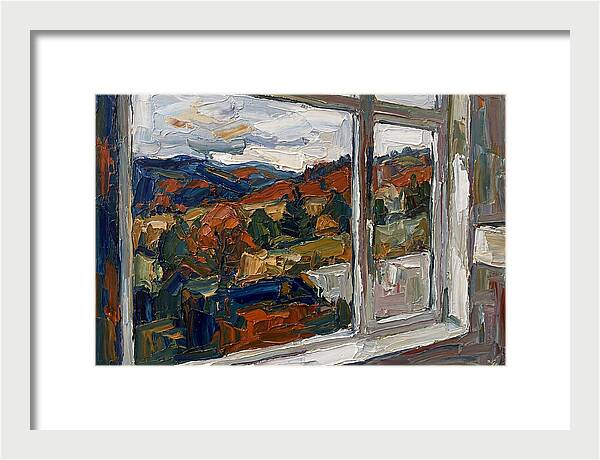Window View In Autumn