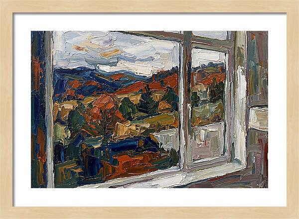 Window View In Autumn
