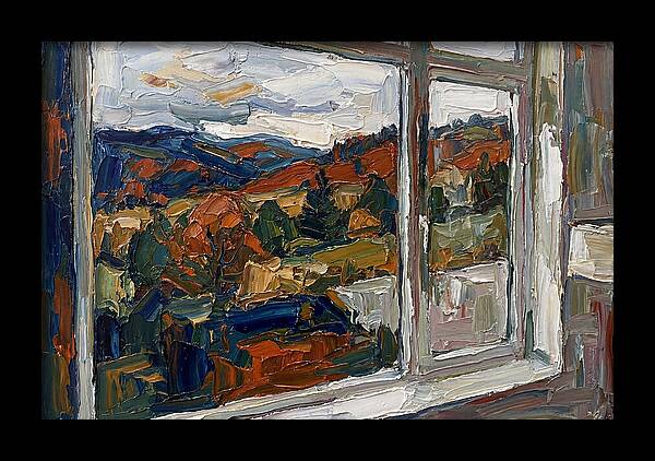 Window View In Autumn