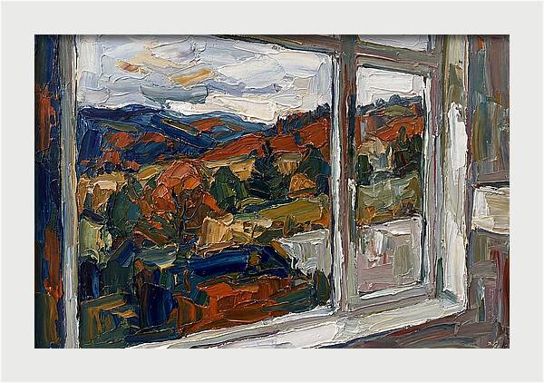 Window View In Autumn
