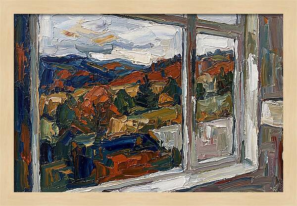 Window View In Autumn