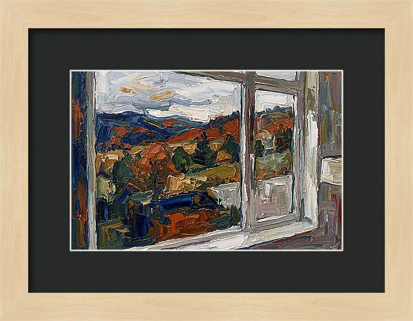 Window View In Autumn