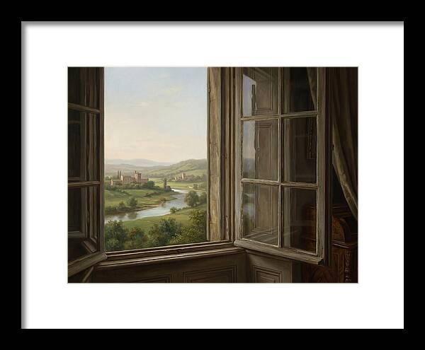 Window View Of Serene Landscape