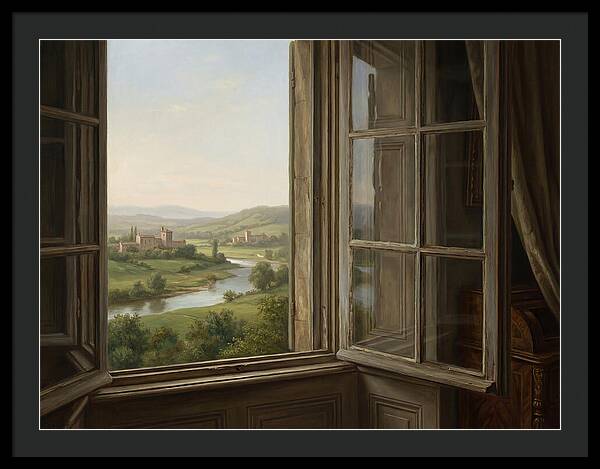 Window View Of Serene Landscape