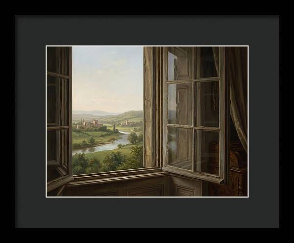 Window View Of Serene Landscape