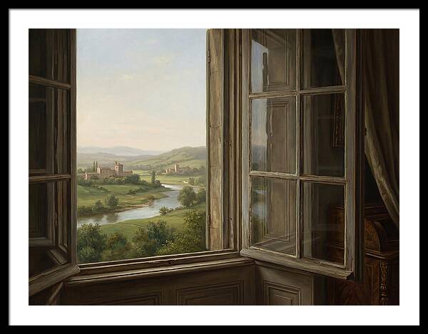Window View Of Serene Landscape