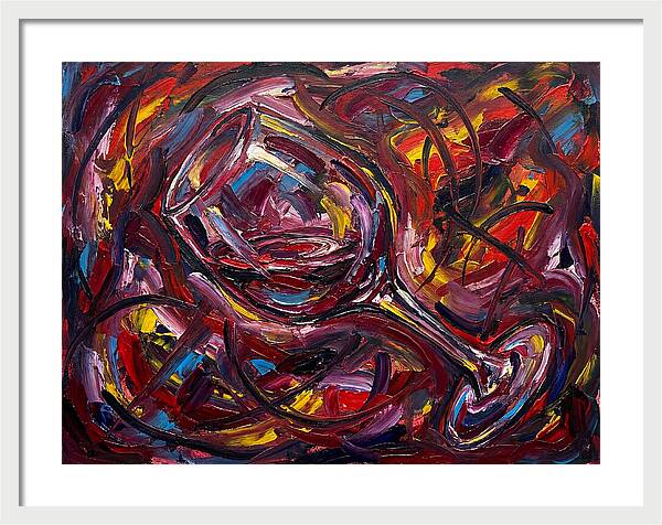 Wine Glass In Expressionist Style