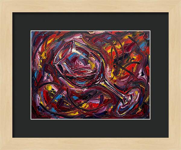 Wine Glass In Expressionist Style