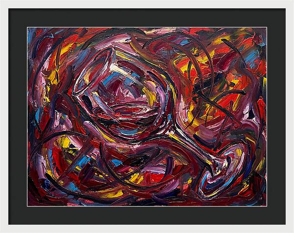 Wine Glass In Expressionist Style