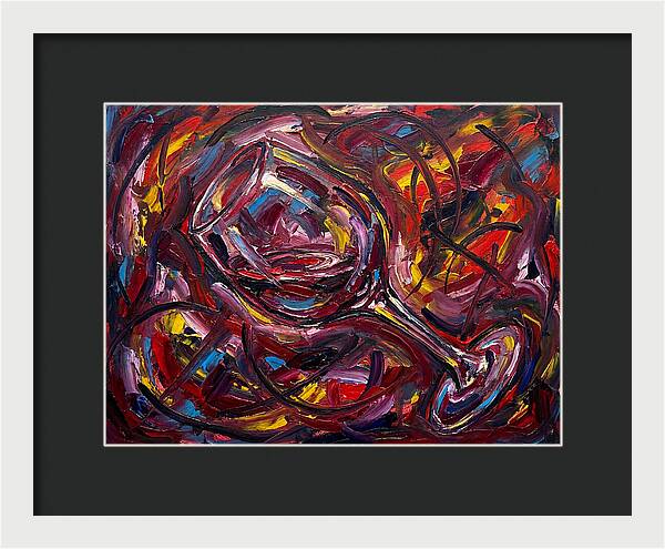 Wine Glass In Expressionist Style