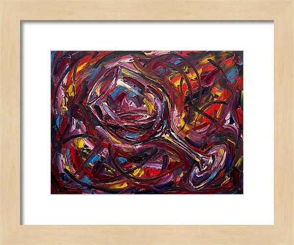 Wine Glass In Expressionist Style