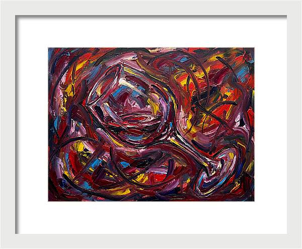 Wine Glass In Expressionist Style