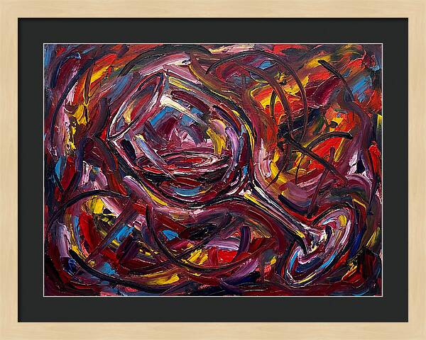Wine Glass In Expressionist Style