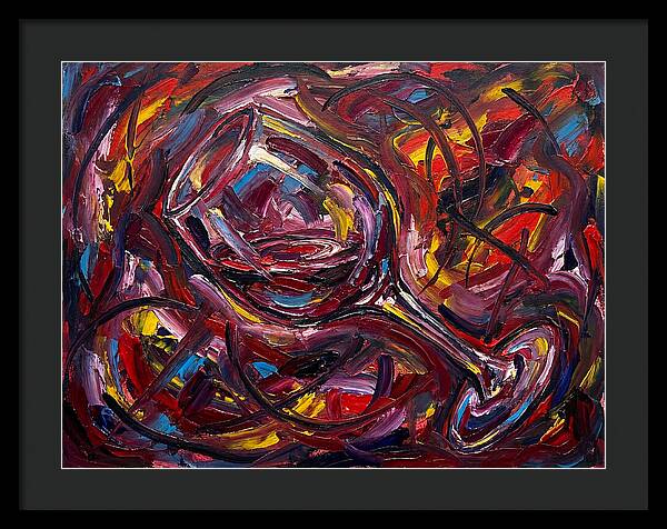 Wine Glass In Expressionist Style