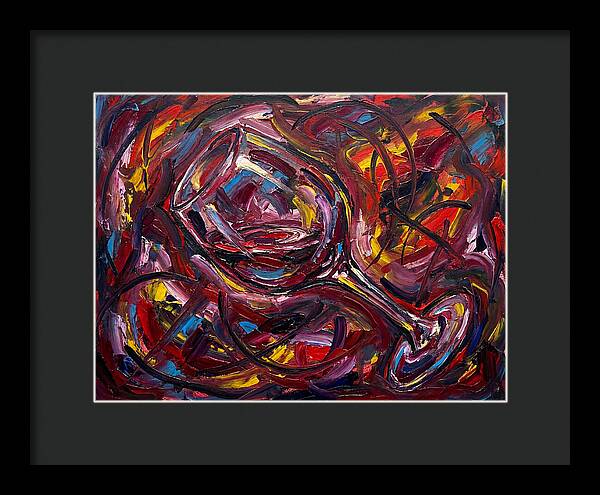Wine Glass In Expressionist Style