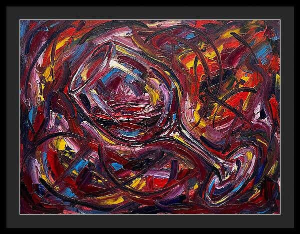 Wine Glass In Expressionist Style