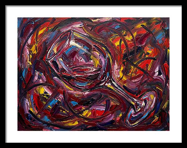 Wine Glass In Expressionist Style