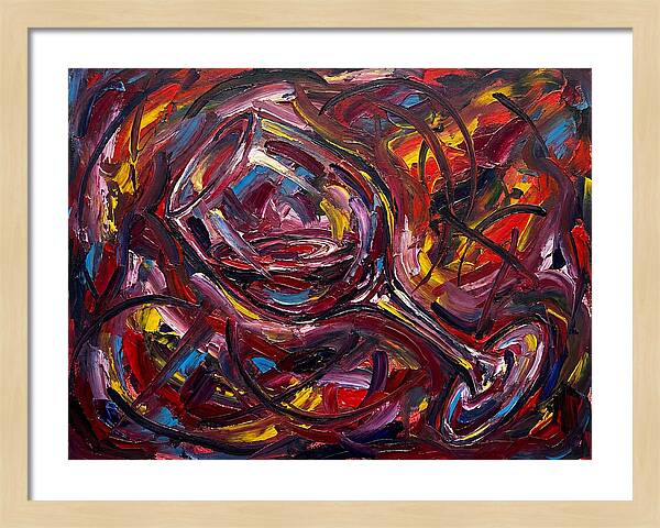 Wine Glass In Expressionist Style