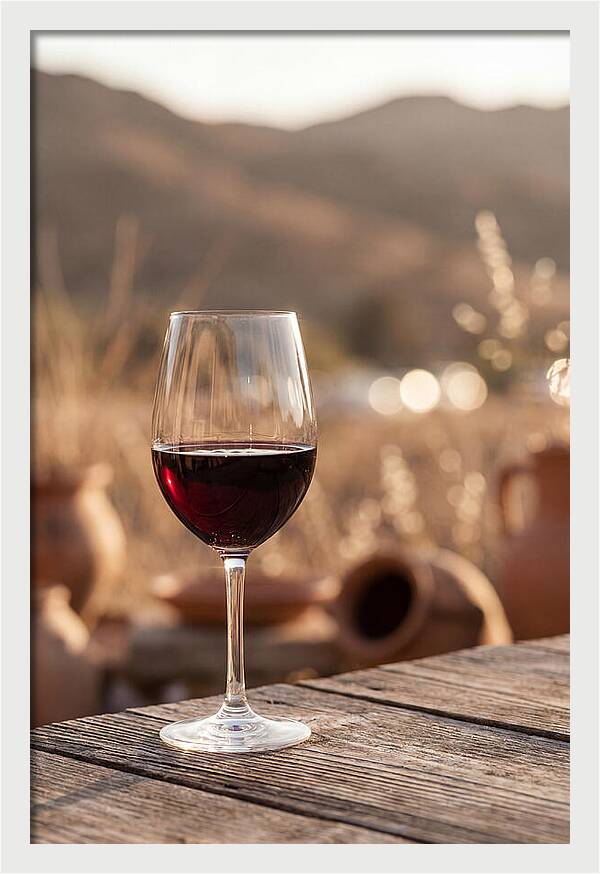 Wine Glass With Red Wine